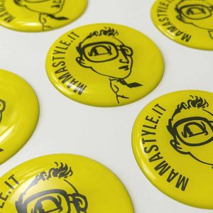 Etichette resinate personalizzate 3M in PVC bianco