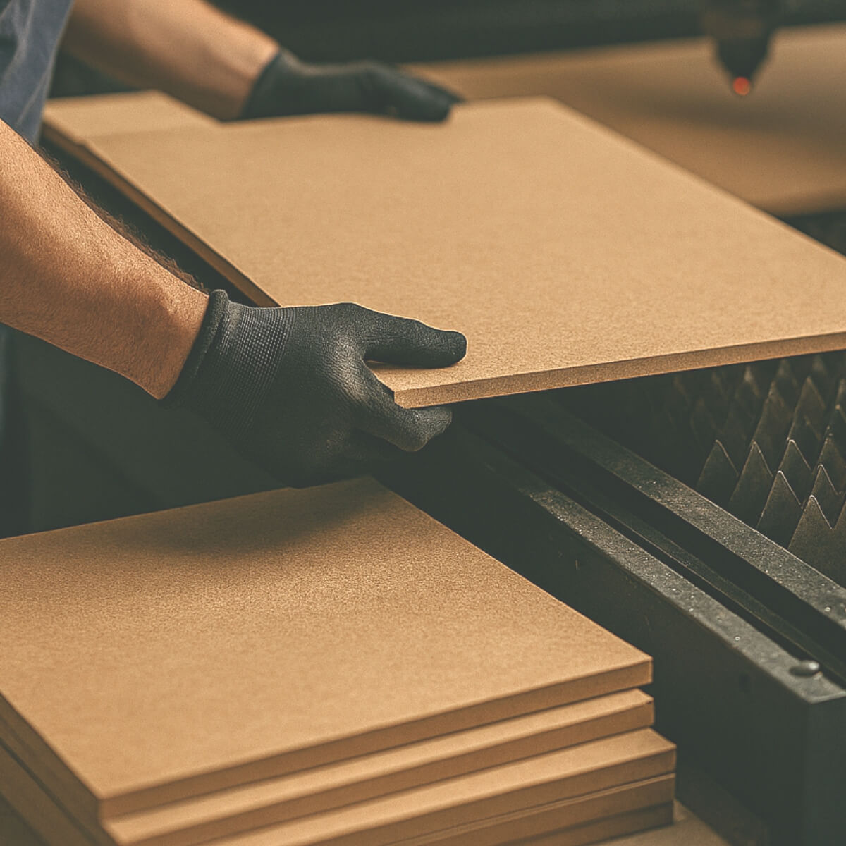 Taglio Laser su MDF e Compensato